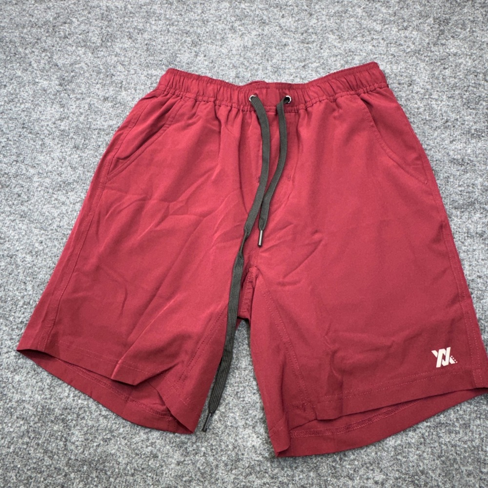 Dixxon Active Shorts Mens Small Red Drawstring Athletic Gym Workout Gorpcore